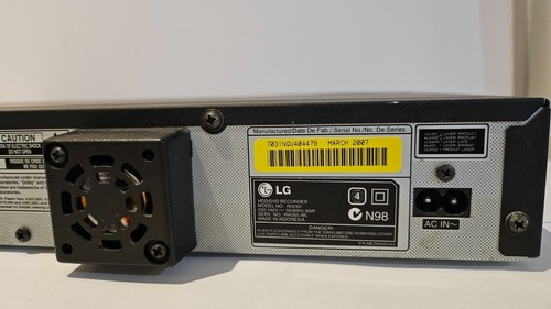 LG RH265 HDD/DVD Recorder Region 4 NO REMOTE - Picture 6 of 8