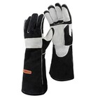 Leather Forge Mig Welding Gloves, with Kevlar Stitching Heat/Fire Resistant