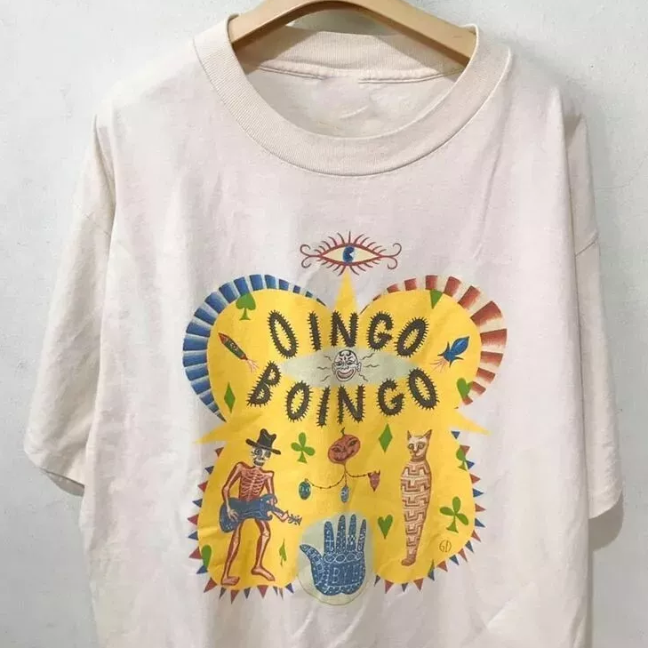 Oingo Boingo Unisex Cotton Tee White Short Sleeve S-5XL SG543