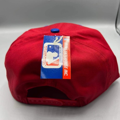 De colección Philadelphia Phillies Sombrero Hombres Rojo Gemelos Empresa Snap Back Gorra Nuevo - Imagen 5 de 8