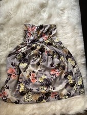 women floral strapless skater midi jersey dress casual wedding summer