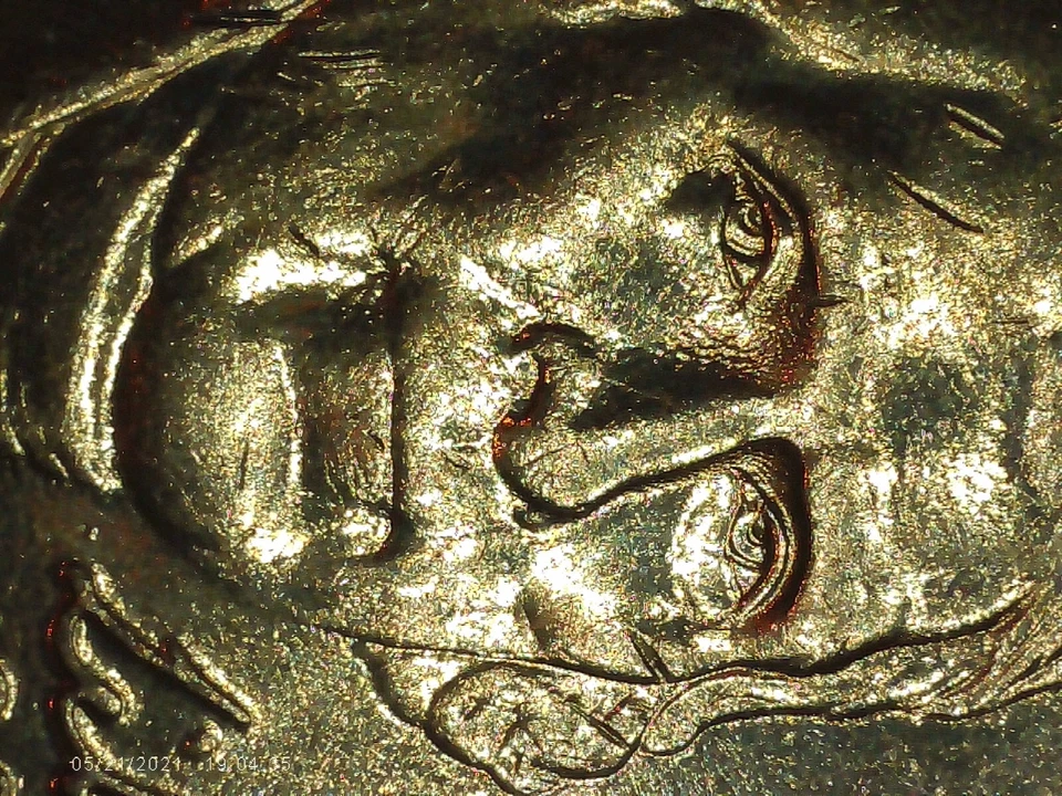 2016-P Jefferson Nickel VERY STRONG Doubled Die DDO & DDR ! - Image 4 of 4