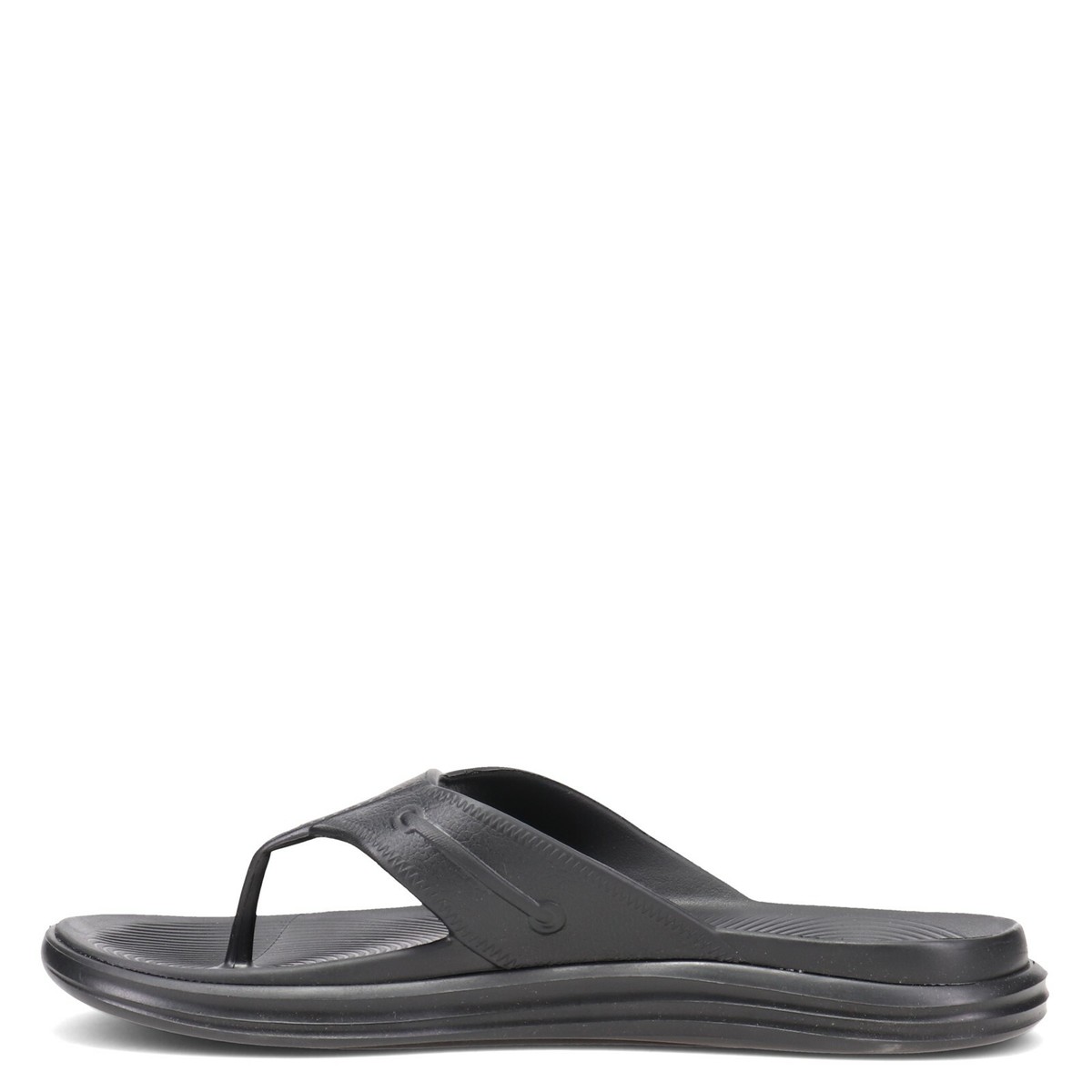 Sperry black flip best sale flops