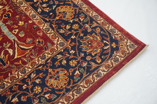 8x10 Red Tree of Life Afghan Hand Knotted Wool Oriental Traditional Rug - Picture 10 of 21