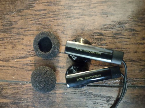 OEM HTC INNOVATION HANDS-FREE EARPHONES DUAL EARBUDS W MIC 3.5MM PHONES&TABLE - Picture 3 of 4