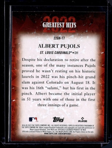 2023 Topps '22 Greatest Hits Baseball Complete Your Set - Picture 29 of 45
