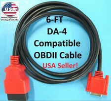 6F OBDII OBD2 Cable Compatible with DA-4 for Snap On Scanner MODIS ULTRA EEMS328