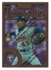 Pedro Martinez 1996 Finest Intimidatos #B27 Insert Card