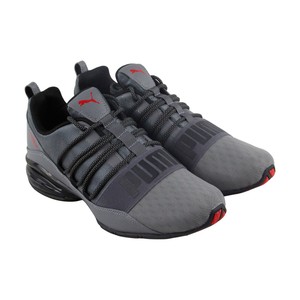 Puma-Cell-Regulate-Krm-Mens-Gray-Mesh-Athletic-Lace-Up-Running-Shoes