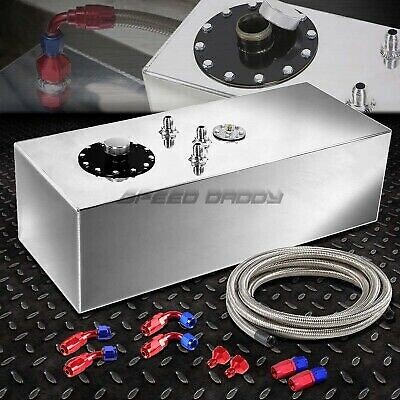 ТОПЛИВНЫЙ БАК НА АЛЮМИНИЕВОМ ТОПЛИВНОМ ЭЛЕМЕНТЕ ЕМКОСТЬЮ 15 ГАЛЛОНОВ С ВЕРХНЕЙ ЗАГРУЗКОЙ + КРЫШКА + ДАТЧИК УРОВНЯ + КОМПЛЕКТ СТАЛЬНЫХ ТРУБОПРОВОДОВ