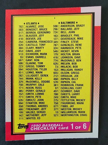 1990 Topps O-Pee-Chee Baseball Cards 1-200 RC HOF Pick From Drop Down Menu FCS - Picture 257 of 402