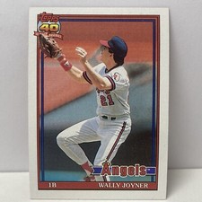 1991 Topps #195 Wally Joyner Angels