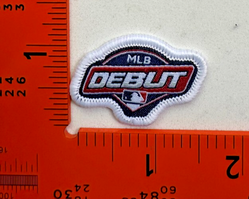 MLB Debut Embroidered Iron-On Baseball Jersey Patch – Official Logo Badge - Picture 1 of 2