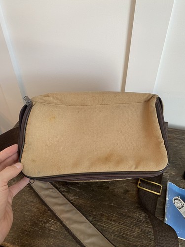 Vintage Marsand Industries Canvas Camera Carry Case Travel Bag With Lens - Picture 3 of 8
