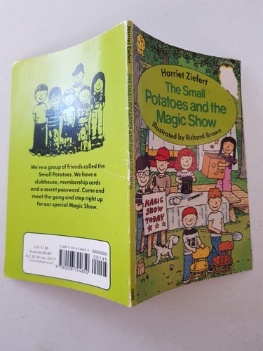 The Small Potatoes Club Book - And The Magic Show 1989 PB Harriet Zieder - Imagen 3 de 8