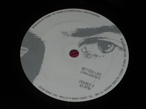 Dark: Better Life/Ghost in You very rare Dull Thud records 7" Indie Twee - Picture 2 of 4