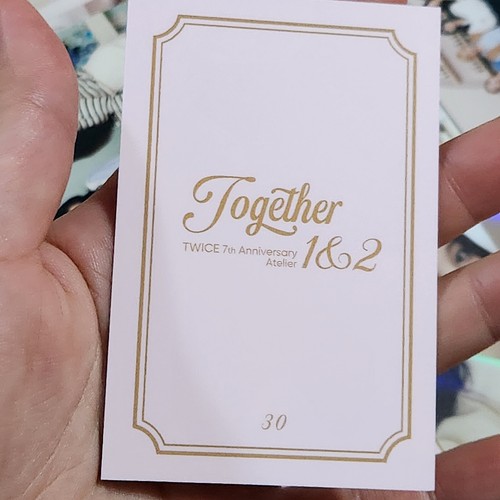 TWICE 7th Anniversary Together 1&2 Popup store official Trading photocard POB - Picture 79 of 117