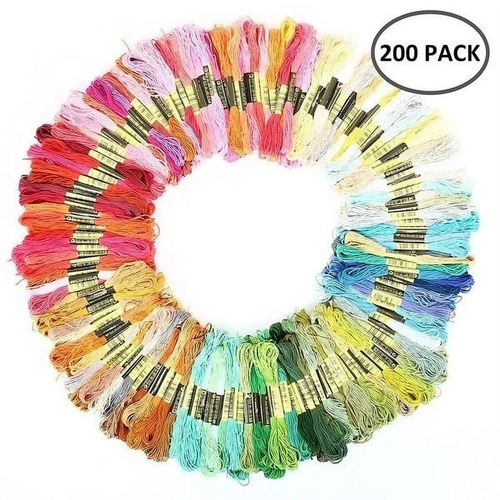 447PCS Cotton Cross Floss Stitch Thread Embroidery Sewing Skeins Multi Colors Pr - Picture 6 of 12