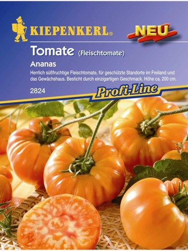 Tomatensamen Ananas – Gelbe Fleischtomate Bis 450g | Portion Für Ca. 20 Pflanzen