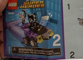 LEGO DC Comics Super Heroes Mighty Micros Batman vs Catwoman 76061 Incomplete 