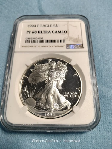 1994-P Proof American Silver Eagle PF-68 NGC