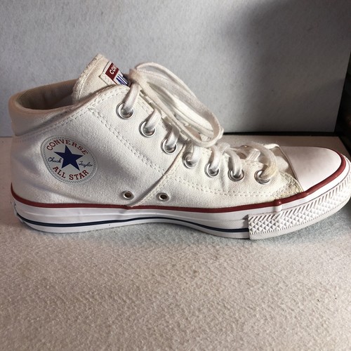 Zapatillas Converse Chuck Taylor All Star para mujer talla 8 parte superior media/usadas una vez - Imagen 8 de 12