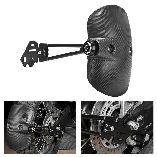 CIHXG Motorrad CNC Aluminiumlegierung Kohlefaser Hinterrad Reifen Schutzblech Halterung Kotfl/ügel F/ür Yamaha RC150 135 Kawasaki z125-200CC,A