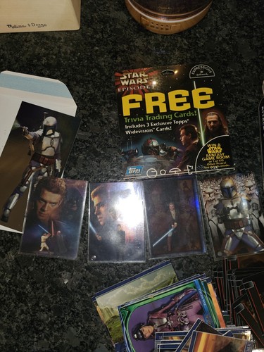 Star Wars Trading Card Game Lot über 200 Karten Vintage 2002 Topps Sammeln Tin - Bild 2 von 19