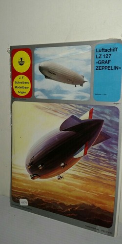 LZ Luftschiff 127 Graf Zeppelin Schreiber Papiermodell 1:200 versiegelt 