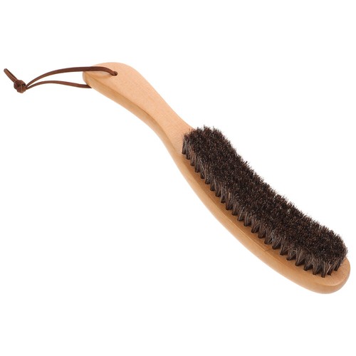 Cepillo de crin de caballo cepillo de limpieza para muebles ropa abrigo traje pelusa ropa - Imagen 4 de 12