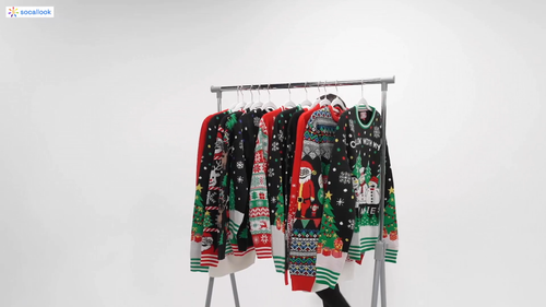 SOCAL LOOK Kids Ugly Christmas Sweater - Funny Holiday Pullover for Boys & Girls - Video 1 of 1