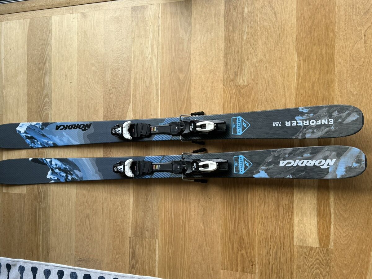 2023 Nordica Enforcer 104 Free Men's All-Mountain Skis, Blue 2023 Nordica Enforcer 104 Free Men's All-Mountain Skis, Blue