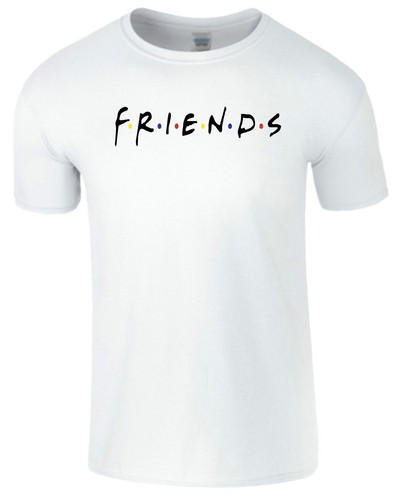 FRIENDS Herren Tshirt Mode Kinder schwarz weiß TV Show Style Kinder Jungen Mädchen Weihnachten - Bild 27 von 27