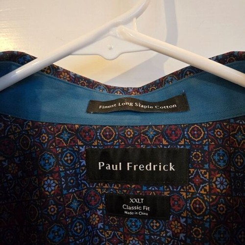 Paul Fredrick Classic Fit Herren Langarm Hemd XXLT 100% Baumwolle - Bild 3 von 7