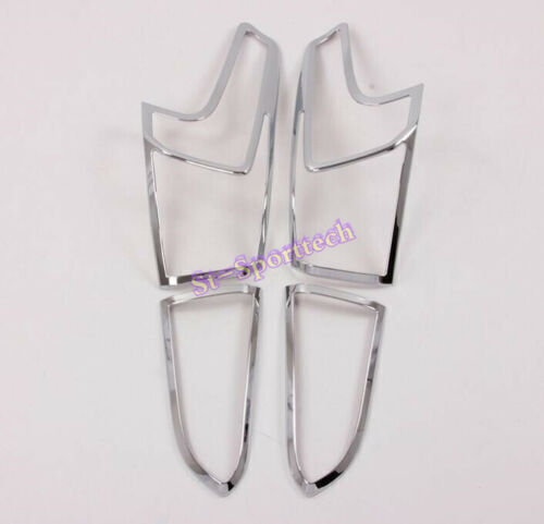 4 PCS ABS Chrome Rear Tail Light Lamp Trim Cover For Mitsubishi Outlander 16-19 - View #13