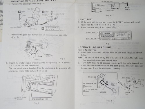 1994-95 Alfa Romeo 164 LS OWNERS MANUAL BOOKLETS Maintenance Program Stereo - Picture 11 of 16