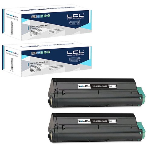 LCL toner Compatible with LCL-43502001 B4600 lot of 2 - OKI DATA/Brother LC51 - Picture 6 of 6