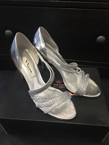silver shoes ebay