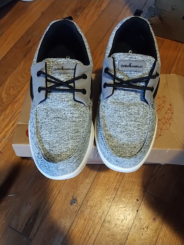 Men's Lightweight Stretch Loafers Casual Slip-on Shoes Size 8 EU 41 Grey - Bild 1 von 5