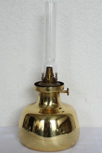 DEKORACYJNA LAMPA STOŁOWA NAFTOWA "PETRONELLA" Z DANII BEZ PARASOLA #11347 - Zdjęcie 1 z 4