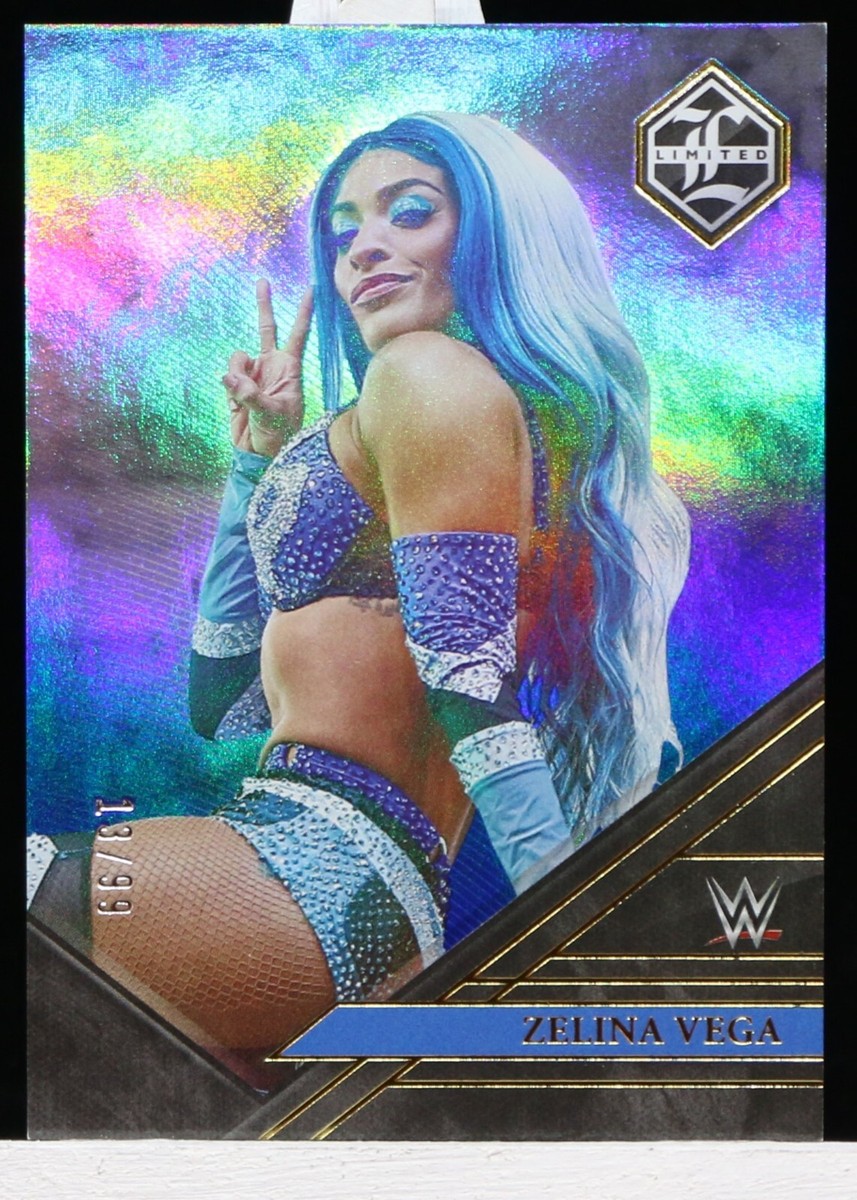 2023 Panini Chronicles WWE Zelina Vega Limited Blue #13/99