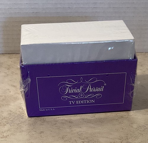 Trivial Pursuit TV Edition Cards 1991 New/Sealed/Vintage - Picture 1 of 2