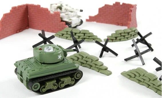 Coppia di carri armati R/C (M4 Sherman e German Tiger 1) scala 1:48 Ifrarossi - Image 3 of 4