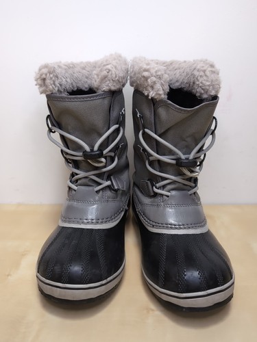 Sorel Yoot PAC Waterproof Youth Unisex Boots Black Size 5 Used But Good Shape - Picture 3 of 6