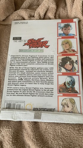 SF20 The Art Of Stree tfighter Udon Capcom Ryu Cover Book NEW - Foto 4 di 7