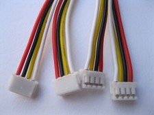 4 pcs - 1.5mm Pitch 4 Pin Female Jack Connector w/ 28AWG 150mm 5.9" Leads Cable