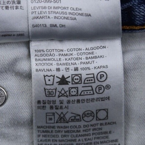 Herren 2017 Levi's 569 Jeansshorts abgenutzt mittlere Waschung Baumwolle Gr. 42 (Msr 43x12) - Bild 6 von 11