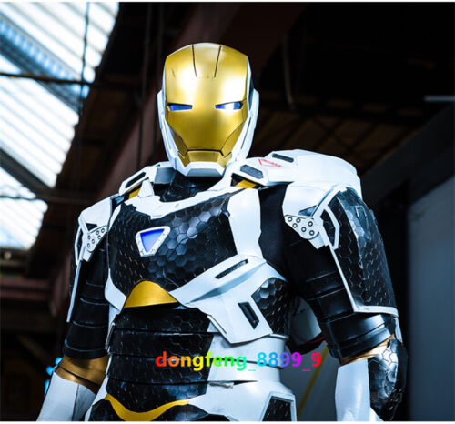 Iron Man DIY Rüstung Helm Anzug Kriegsmaschine Iron Patriot Cosplay Requisiten tragbar - Bild 13 von 33