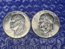 First and Last Years of the Eisenhower "IKE Silver Dollar" Coins. 1971  1978