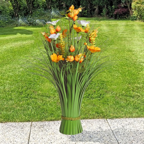 Artificial Flowers Sheaf Bunch Tall Grass Large Indoor Outdoor Realistic Bouquet - Picture 18 of 62